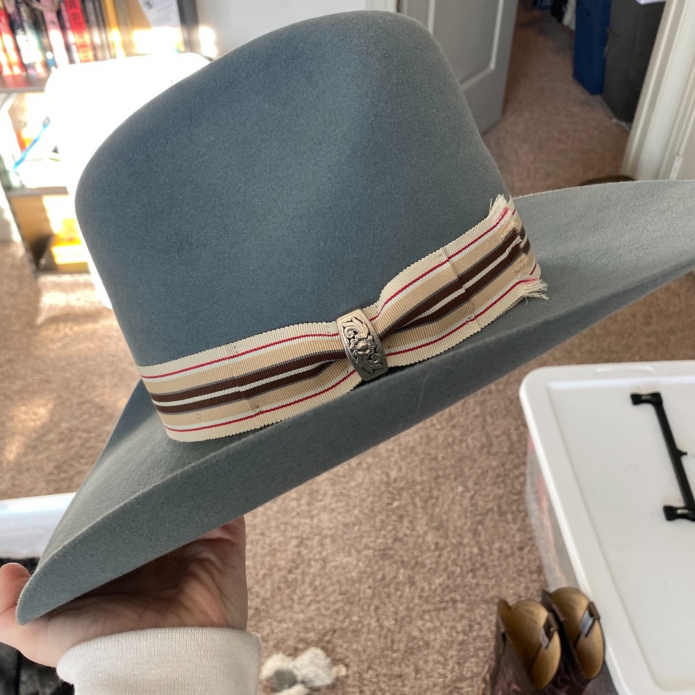 Powder Blue felt hat